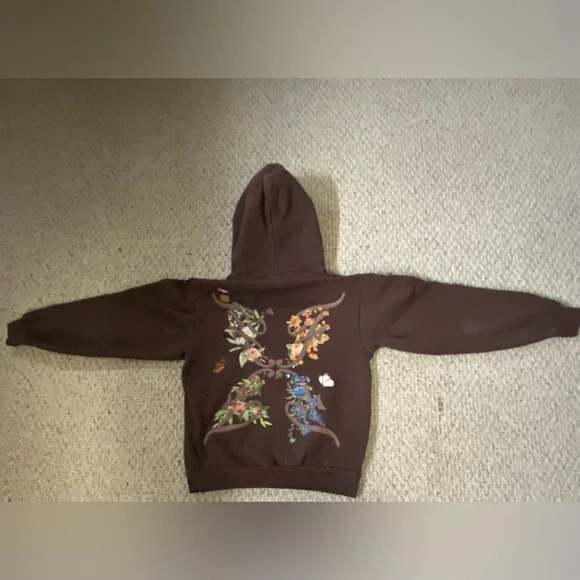 BROWN FLASHBACK HOODIE - Picture 4 of 4